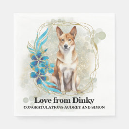 Guardanapo De Papel Canaan Dog Wedkins Com Foto