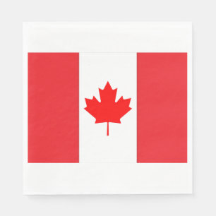 Guardanapo De Papel Canadá Flag Napkin