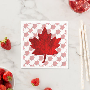 Guardanapo De Papel Canada-Maple Leaf por Shirley Taylor