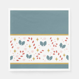 Guardanapo De Papel Canas Doces de Natal