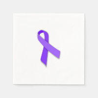 Cancer de estômago Ribbon Napkins