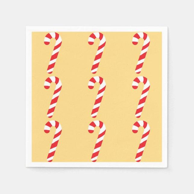 Guardanapo De Papel Candy Cane (Frente)