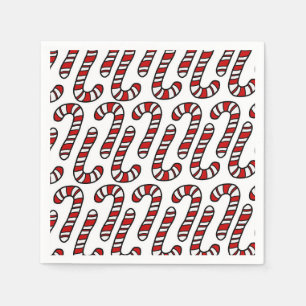 Guardanapo De Papel Candy Canes