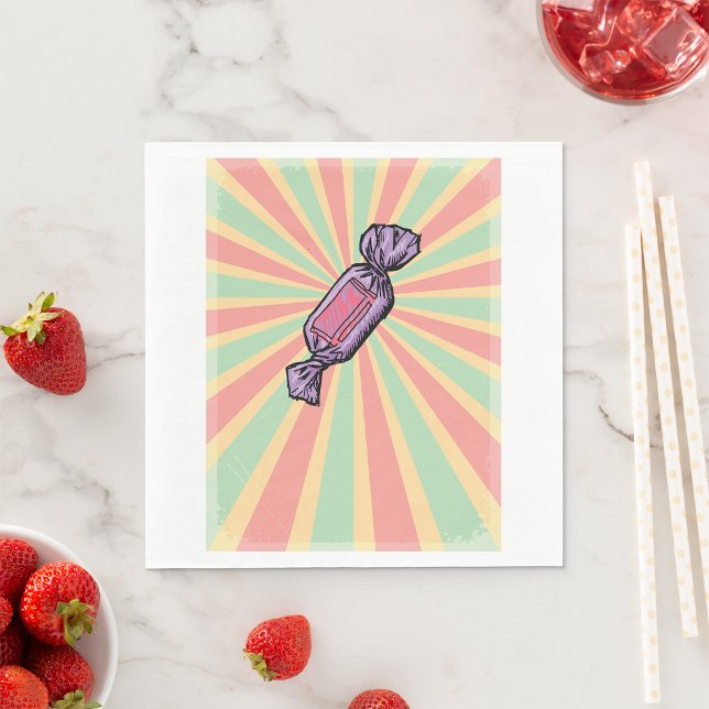 Guardanapo De Papel Candy Lollie Paper Napkins (Criador carregado)