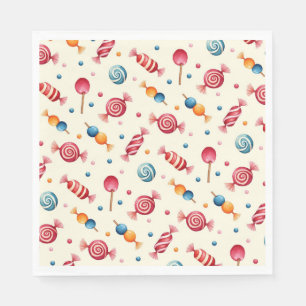 Guardanapo De Papel Candy Wonderland