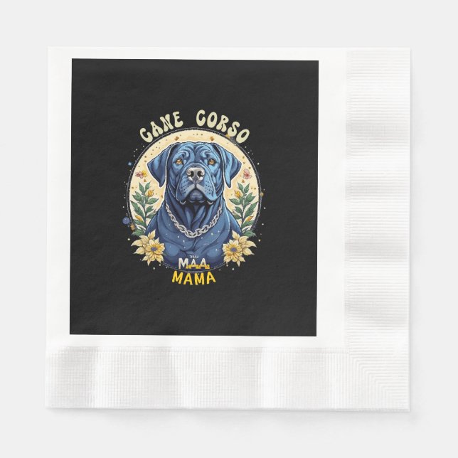 Guardanapo De Papel Cane Corso Mamãe (Frente)