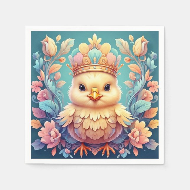 Guardanapo De Papel Caneca de café com PINTINHO REGAL. (Frente)