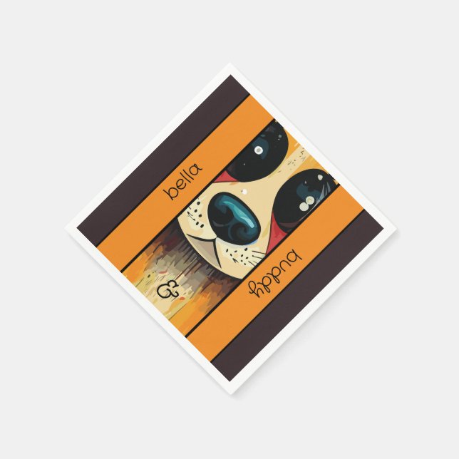 Guardanapo De Papel Canina (Canto)