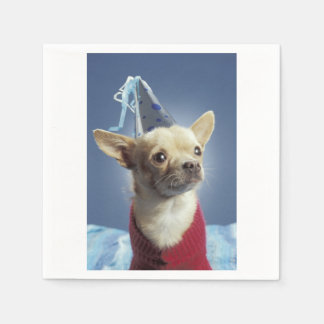Guardanapo De Papel Cão Napkin do Partido Chihuahua