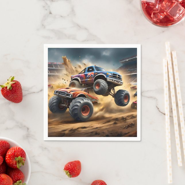Guardanapo De Papel Caos nas Rodas: Monster Truck Smash Derby, (Insitu)