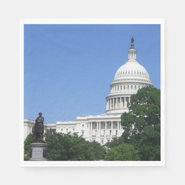 Guardanapo De Papel Capitólio em Washington DC (Frente)