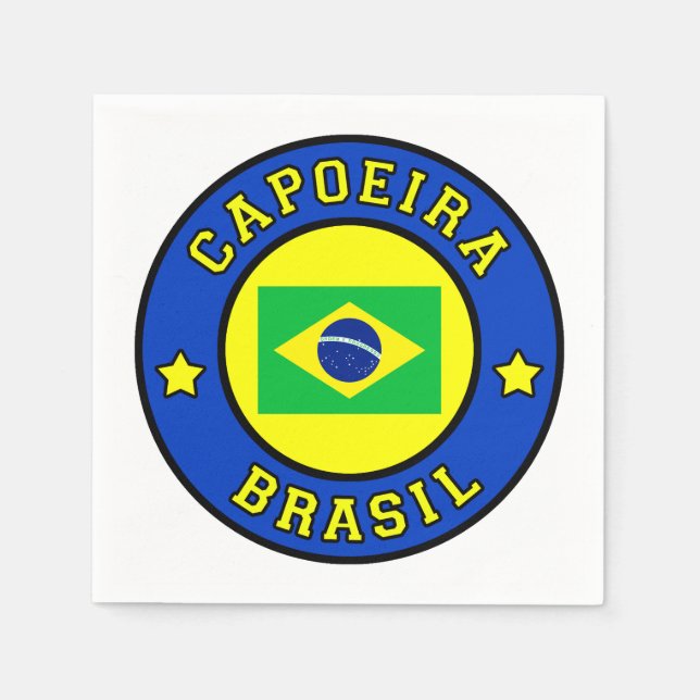 Guardanapo De Papel Capoeira Brasil (Frente)