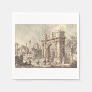 Guardanapo De Papel Capriccio com um Arco do Triunfo Romano