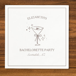 Guardanapo De Papel Caprichoso Tendência Divertido Espresso Martini De