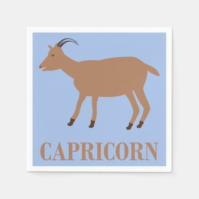 Guardanapo De Papel Capricorn - Sinal de Estrela - Capa (Frente)