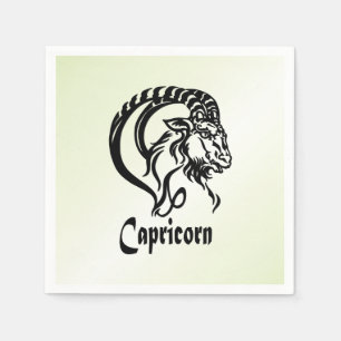 Guardanapo De Papel Capricórnio do Mar Capata Zodiac Verde