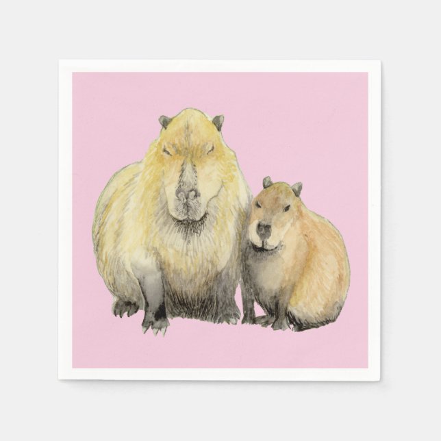 Guardanapo De Papel Capybara (Frente)