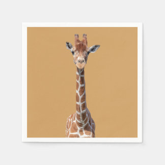 Guardanapo De Papel Cara de girafa bonita