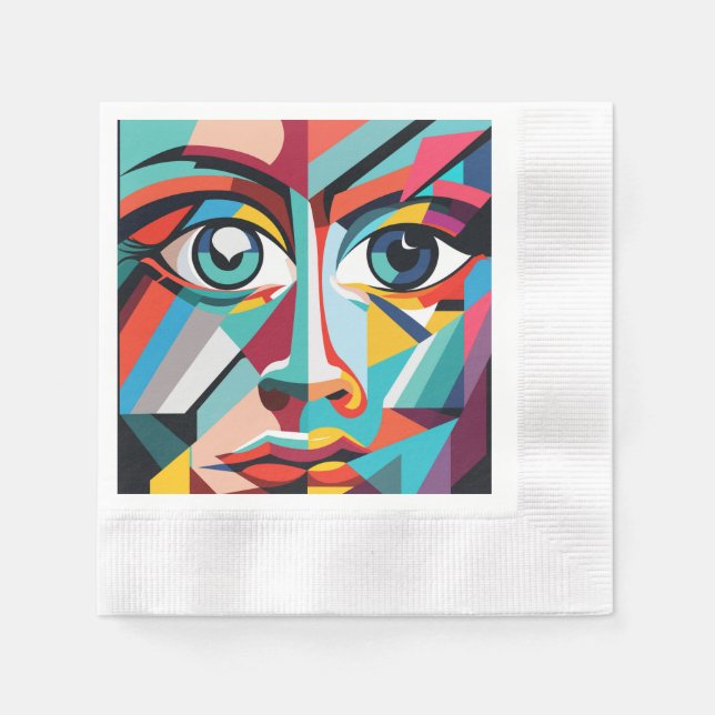 Guardanapo De Papel Cara de homem (Frente)
