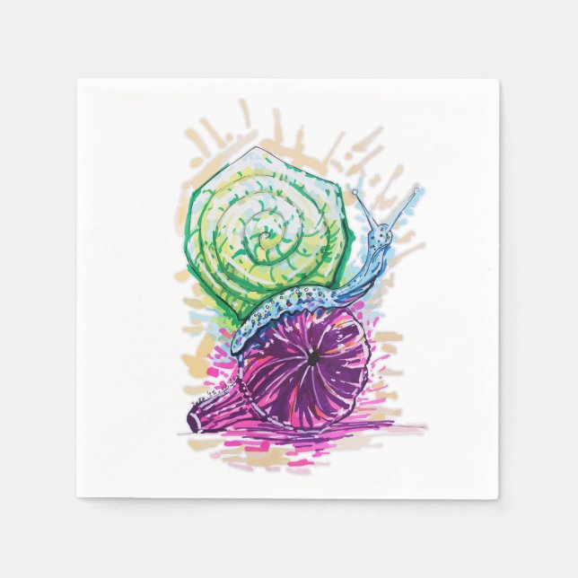 Guardanapo De Papel Caracol na Fig (Frente)