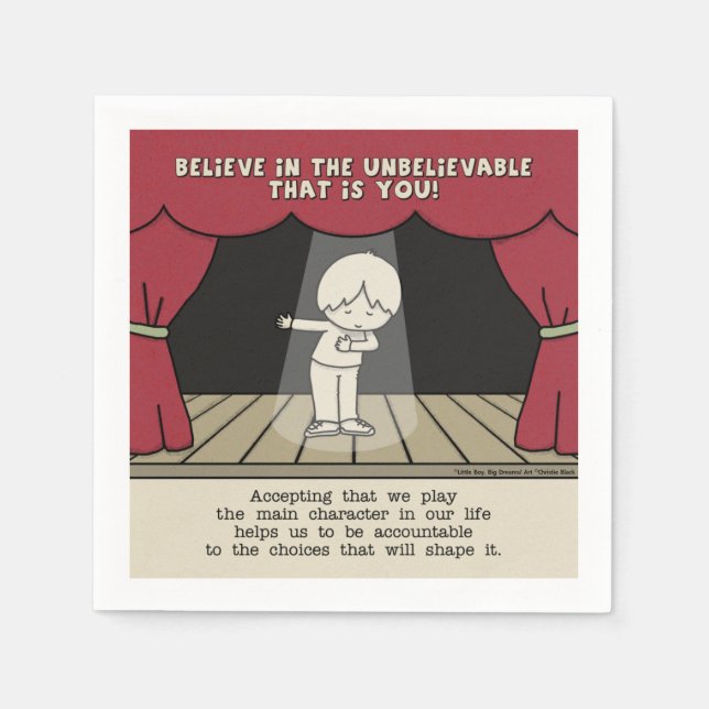 Guardanapo De Papel Caractere Principal (Frente)