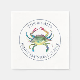 Guardanapo De Papel Caranguejo Azul Coasterente Personalizado