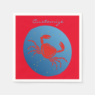 Guardanapo De Papel Caranguejo do cancer Zodiac Thunder_Cove