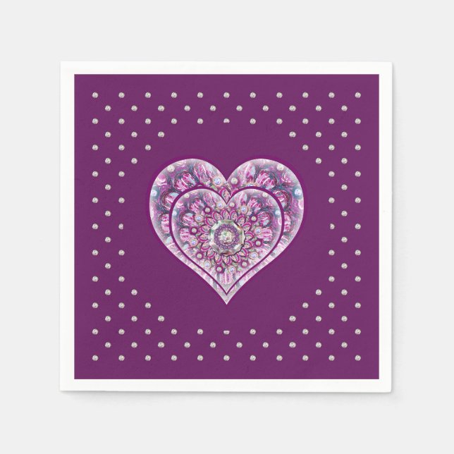 Guardanapo De Papel Cardinal Red Rosace (Frente)