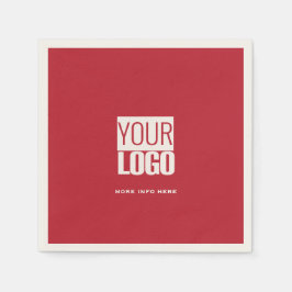 Guardanapo De Papel cardinal red with your logo