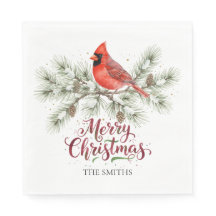 Cardinho de Natal - Papel Napkin