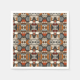 Guardanapo De Papel Caribe africano de luxo sofisticado
