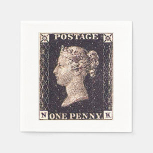 Guardanapo De Papel Carimbo de Penny Black