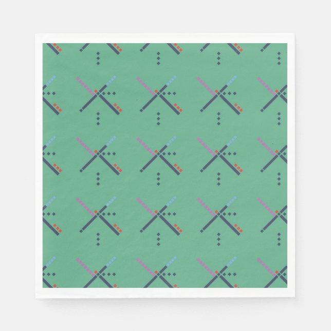 Guardanapo De Papel Carpete do aeroporto PDX (Frente)