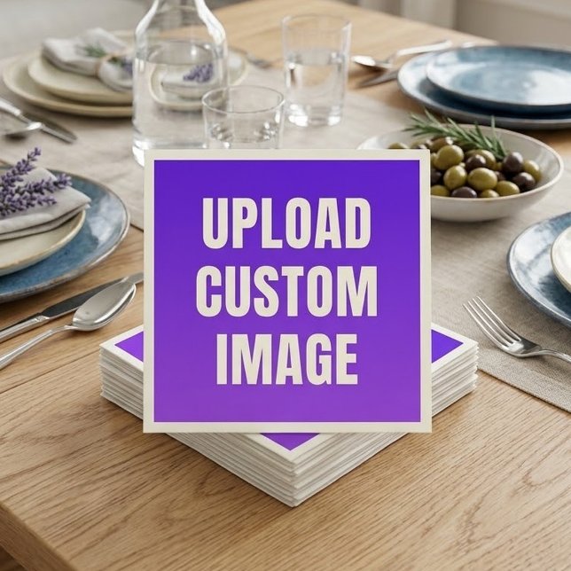 Guardanapo De Papel Carregar imagem personalizada - Adicione a sua par (Criador carregado)