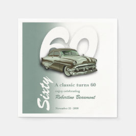 Guardanapo De Papel Carro Verde Clássico Completa 60 Anos