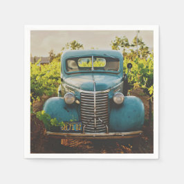 GUARDANAPO DE PAPEL CARRO VINTAGE NAPKINS WEDDING