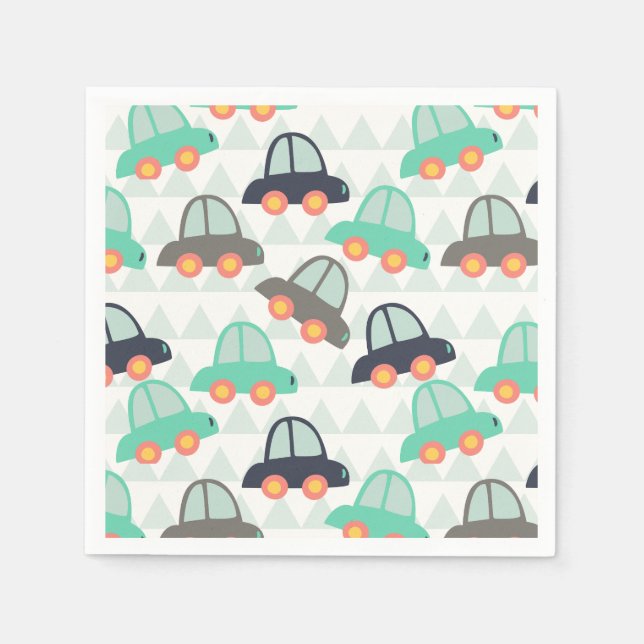 Guardanapo De Papel Carros e mais carros (Frente)