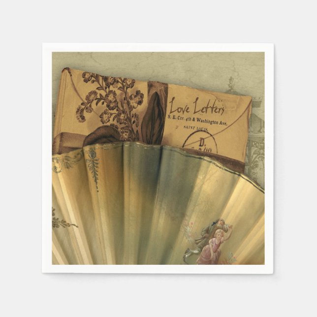 Guardanapo De Papel Cartas de Amor (Frente)