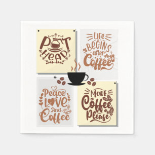 Guardanapo De Papel Cartazes de Café