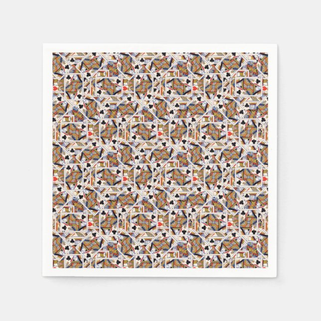 Guardanapo De Papel Cartões para jogar Papel Nápoles (Frente)