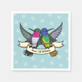 Guardanapo De Papel Cartografia de festas de aniversário Coloridas