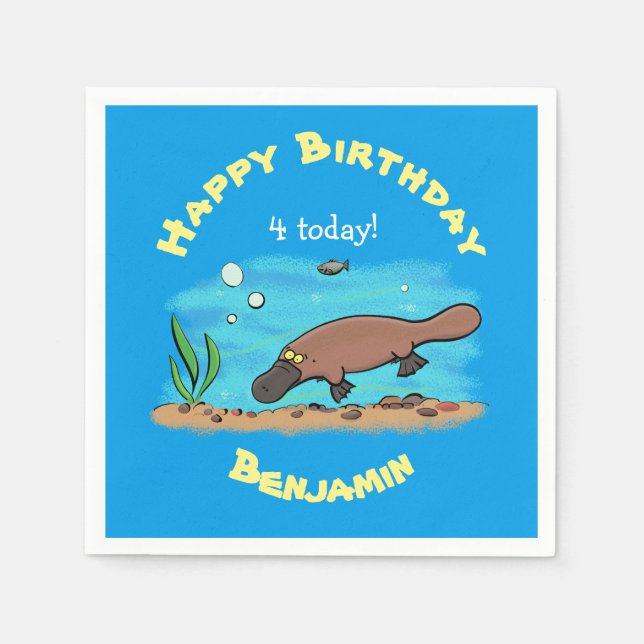 Guardanapo De Papel Cartografia de natação em planalto (Frente)