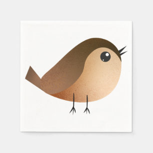 Guardanapo De Papel Cartografia de Pássaro Sparrow