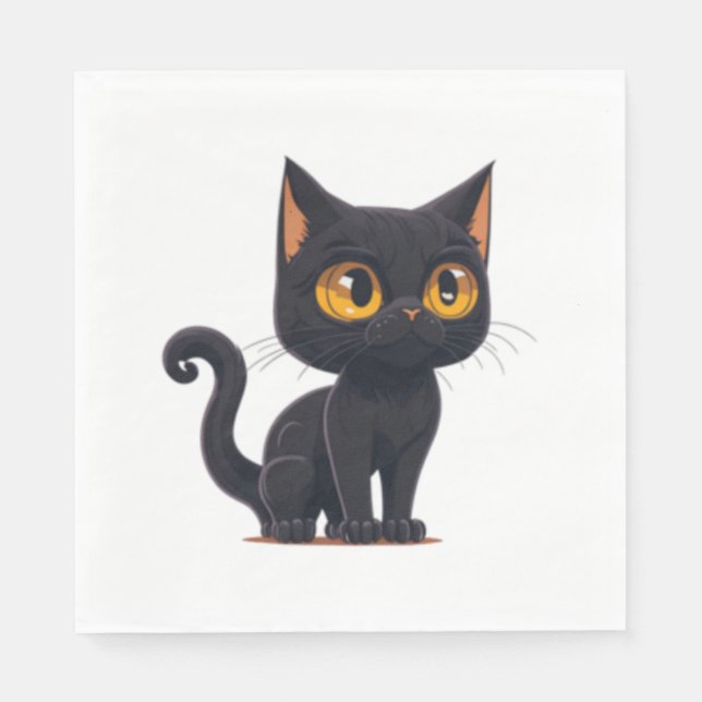 Guardanapo De Papel Cartoon cat 2 (Frente)