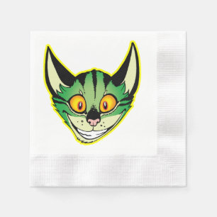 Guardanapo De Papel Cartoon Fluorescente Papel de Gato Nápoles