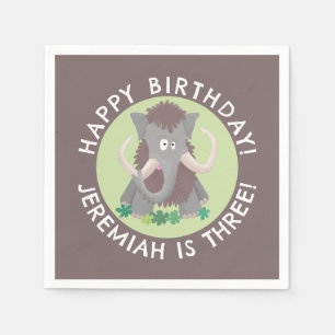 Guardanapo De Papel Cartoon mórbita engraçado personalizado aniversári
