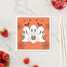 Guardanapo De Papel Cartoon Spooky Cute Kawaii Festa de Halloween Fant