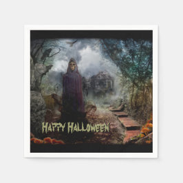 Guardanapo De Papel Casa Assombrada e seu dono fantasma - Macabre