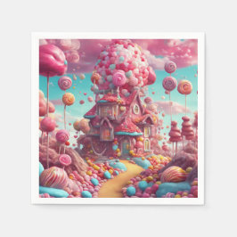 Guardanapo De Papel Casa de doces