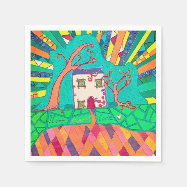 Guardanapo De Papel Casa doce (Frente)